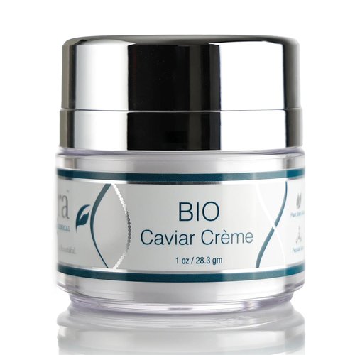 Lira Clinical BIO Caviar Crème - Hydrating Facial Moisturizer with Peptides & Vitamin C - Travel Size 1 oz
