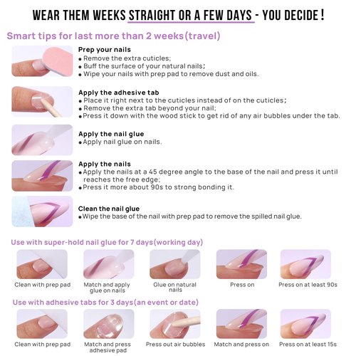 BTArtbox Press On Nails Almond - Short Soft Gel Fake Nails with Nail Glue, Opaque Reusable Stick On Nails in 16 Sizes - 32 Nail Kit, Falling Star Cat Eye