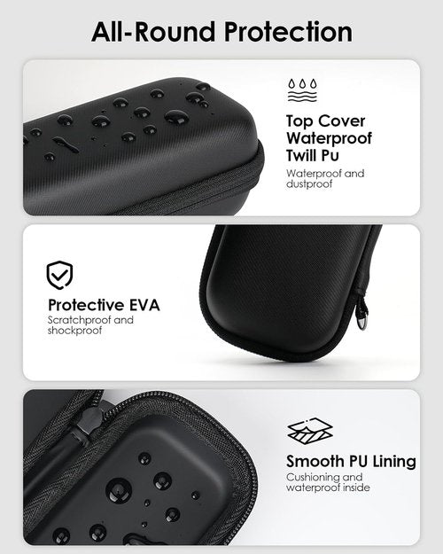 OBLADE Hard Travel Case - Waterproof Portable Storage Bag for OBlade Trimmer & Braun Shaver