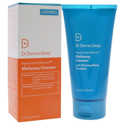 Dr. Dennis Gross Hyaluronic Marine Meltaway Cleanser - Gentle Unisex Formula | 5 oz