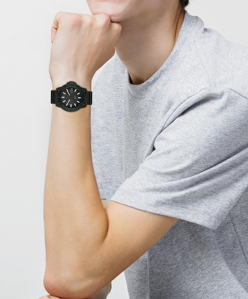 Lacoste 12.12 Scuba Men's Quartz Watch - Modern Silicone Strap Timepiece | 43mm Gift for Him
