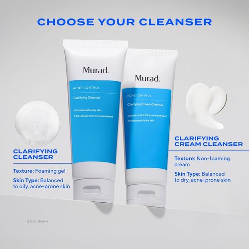 Murad Acne Control Cleanser - Salicylic Acid & Green Tea for Deep Pore Cleansing & Oil Control