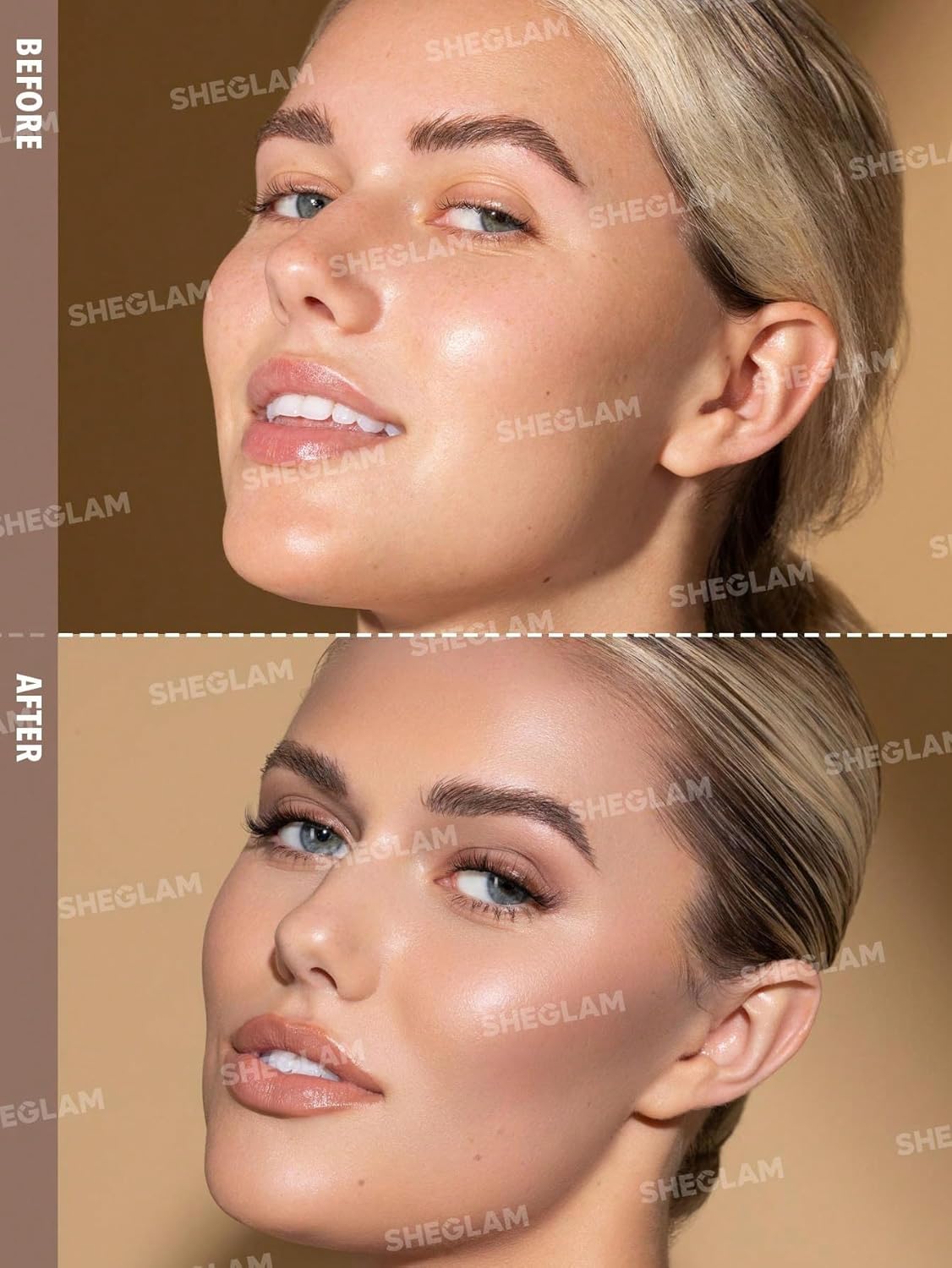 SheGlam Liquid Contour Stick - Long Lasting Cool Toned Cream Bronzer Makeup | 01 Soft Tan