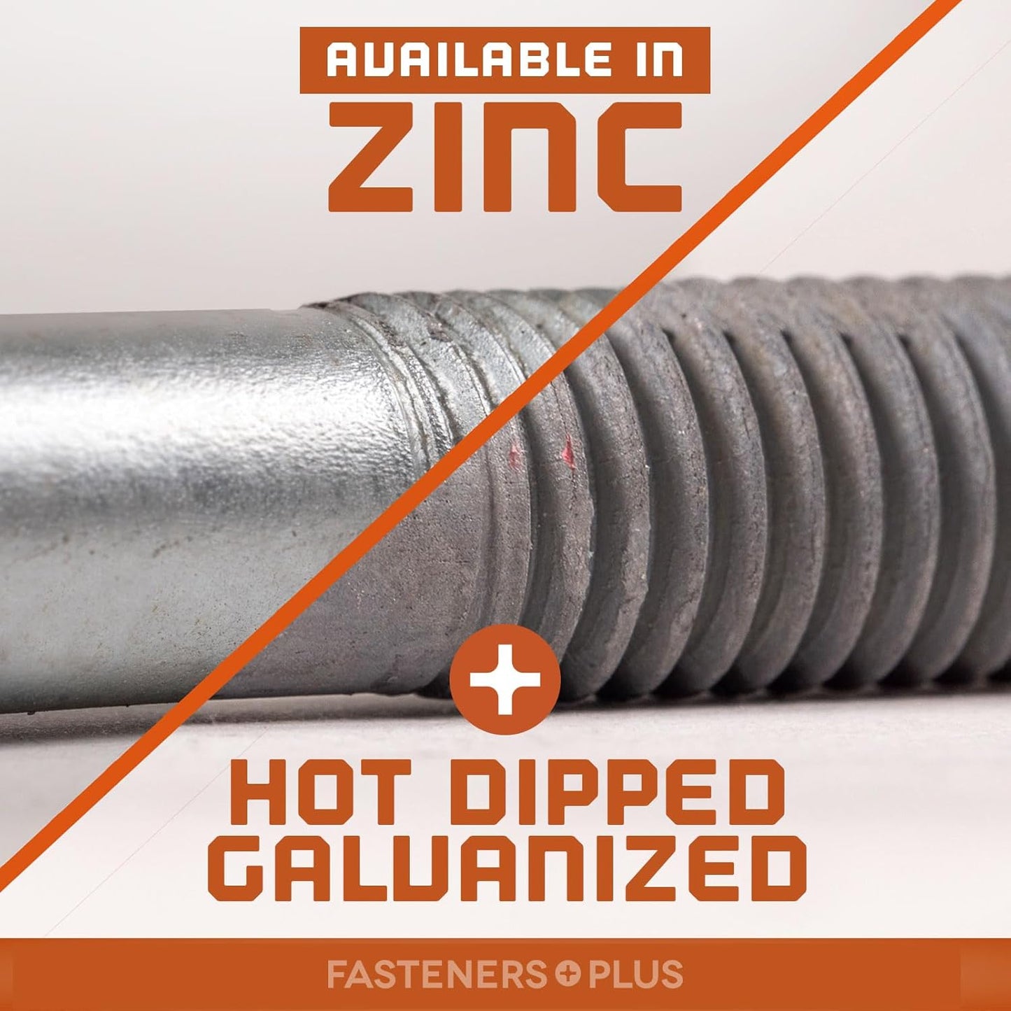 U Bolt Round - Hot Dip Galvanized Steel | 4-9/16" x 6-13/16" for Round Pipe