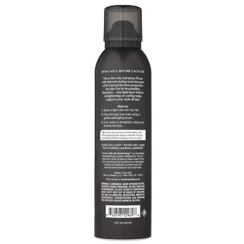 Kristin Ess Ultra Fine Hairspray - Lightweight Heat Protectant & Volumizing Anti-Frizz Spray | Color Safe & Brushable Finish