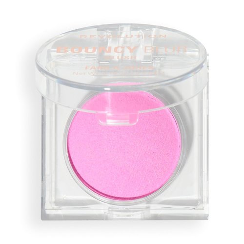 Revolution Beauty London Bouncy Blur Blush - Buildable Vegan Powder Makeup in Lilac Pink, 0.19 oz
