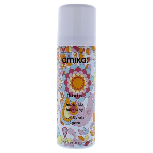 Amika Fluxus Touchable Hairspray - Flexible Hold & Natural Finish | 10 oz Spray