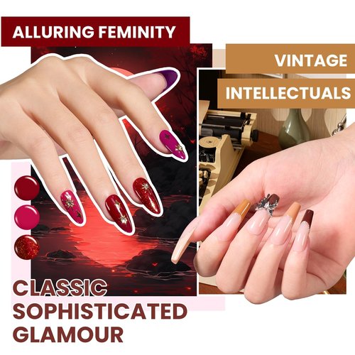 Beetles 110 PCS Gel Nail Polish Set, 100 Colors Infinite Inspiration Gift Spree All Season Red Brown Green Black Gel Polish with 5Pcs Base Top Coat Soak off UV Gel for Manicure Lovers DIY at Home