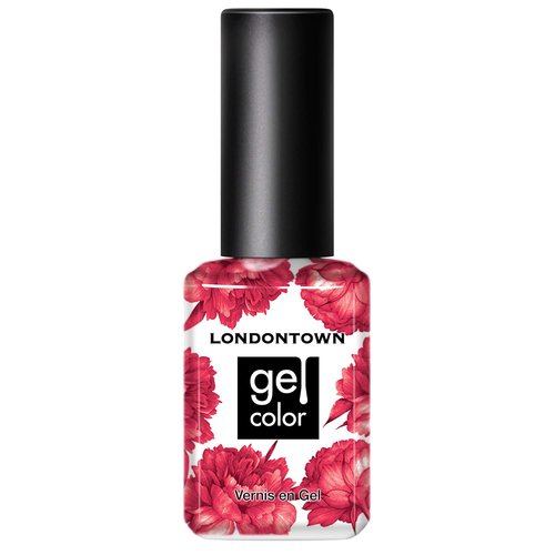 LONDONTOWN UV/LED Gel Nail Polish - Long Lasting, Chip Resistant Glossy Shimmery Red Orange - 12ml/0.40fl oz