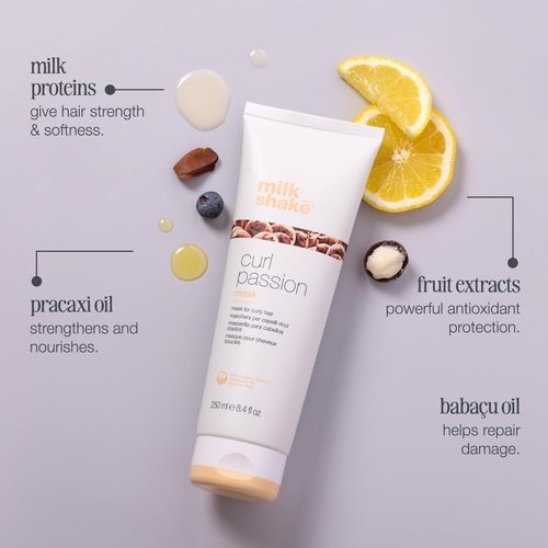 Milk_Shake Curl Passion Mask - Nourishing Hydrating Treatment for Frizzy Curly Hair
