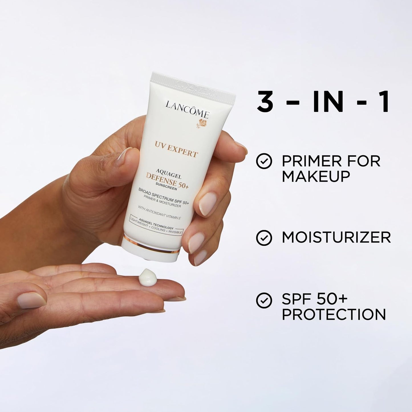 UV Expert Defense SPF 50+ Discovery Set - With Mini Crème Radiance Cleanser 1.7 Fl oz and Mini Clarifique Pro-Solution Brightening Serum 0.22 Fl oz.