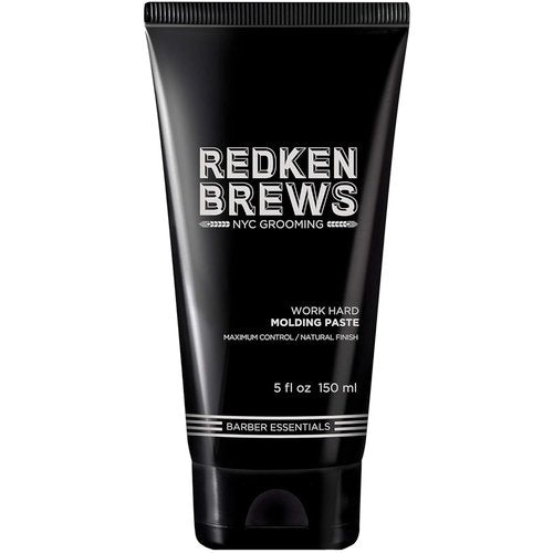 Redken Brews Molding Paste For Men - High Hold & Matte Finish For All Hair Types, Sulfate-Free