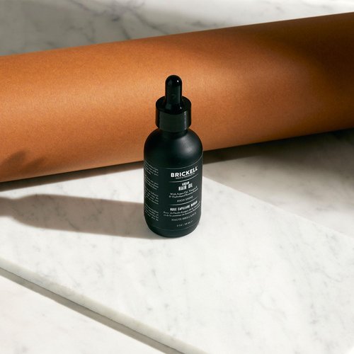 Brickell Men's Argan Oil - Natural Lightweight Hair Treatment for Men | 2 Ounce Scented Oil