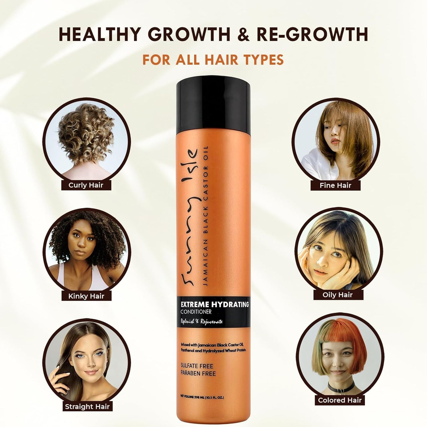 Sunny Isle Jamaican Black Castor Oil | Extreme Hydrating Conditioner - 10 Fl Oz, Orange