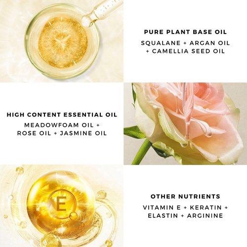 Hair Perfume Oil for Women (Vanilla Magnolia), Argan Oil Heat Protection Spray for Dry, Damaged, Firzzy Hair Care, Long Lasting Fragrance Mist with Keratin & Elastin for Nourishing & Smooth 2.7 fl oz