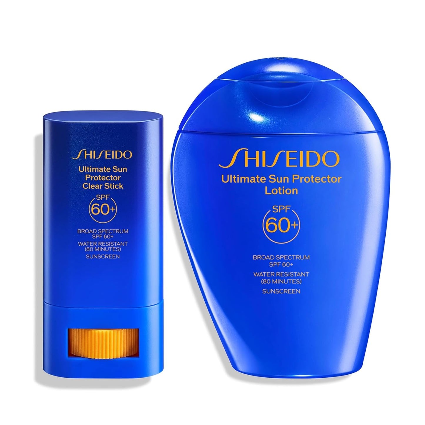 Shiseido Ultimate Sun Protector Clear Stick SPF 60+ | Lightweight, Invisible Sunscreen - 0.7 oz & Lotion 150 mL
