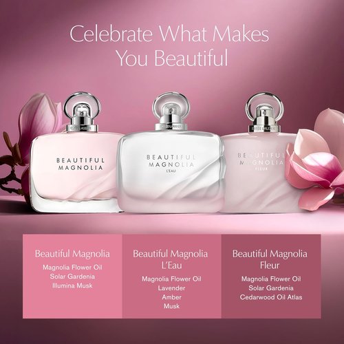 Estée Lauder Beautiful Magnolia Fleur Eau de Parfum Spray - Lush Magnolia, Gardenia & Cedarwood Notes | Women's Fragrance