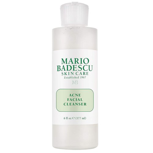 Mario Badescu Acne Facial Cleanser - Oil-Free Face Wash with Salicylic Acid & Aloe Vera for Oily Skin
