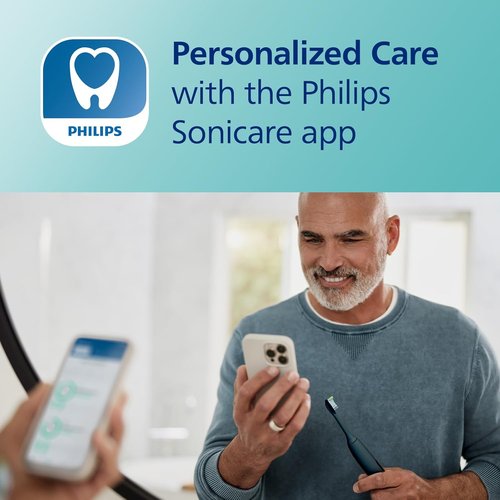 Philips Sonicare DiamondClean Smart 9300 Electric Toothbrush - Sonic Technology, 4 Modes, Black | Model HX9903/15