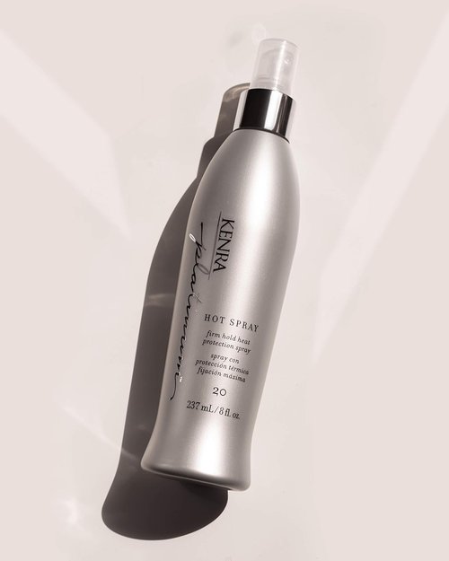 Kenra Platinum Hot Spray 20 - Heat Protection Styler for All Hair Types | Long-Lasting Hold & Vibrant Shine