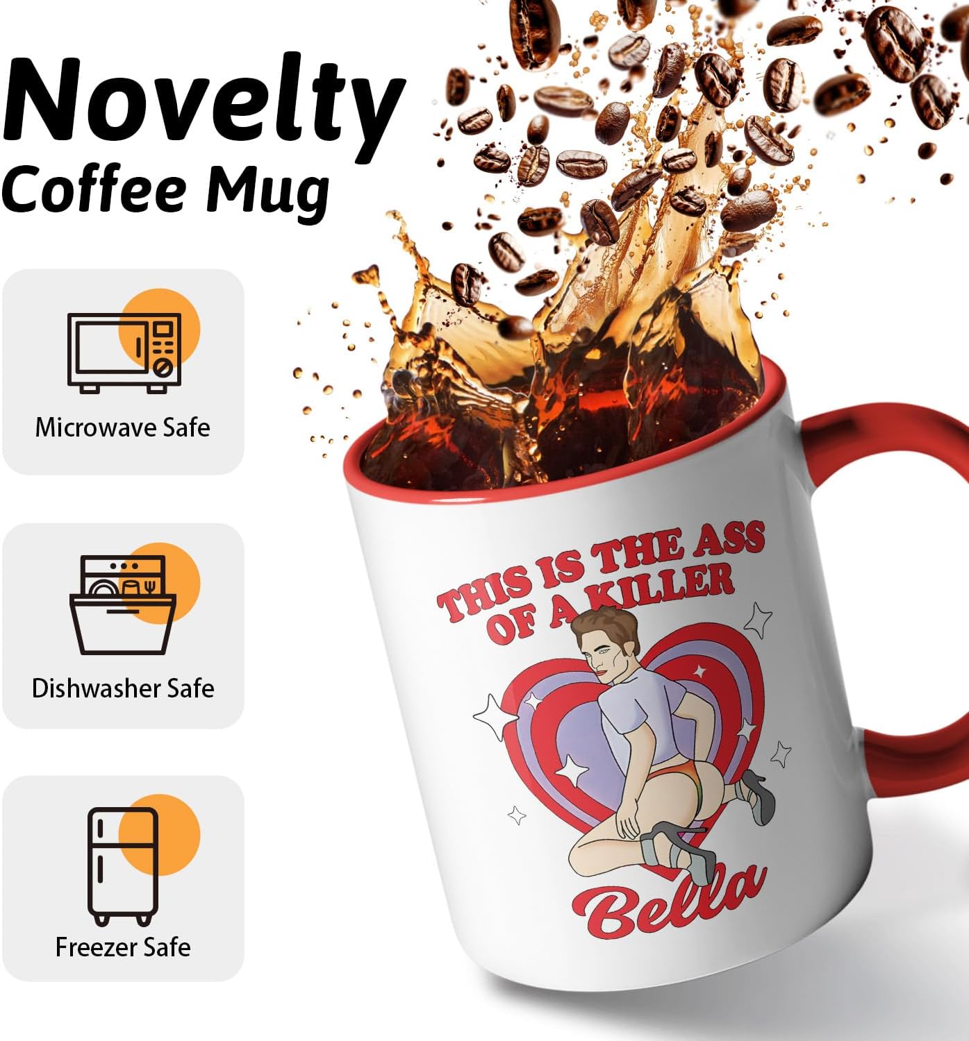 Bella | Funny Humorous Coffee Mug - Perfect Gift for Movie Fans & Coworkers | 11oz