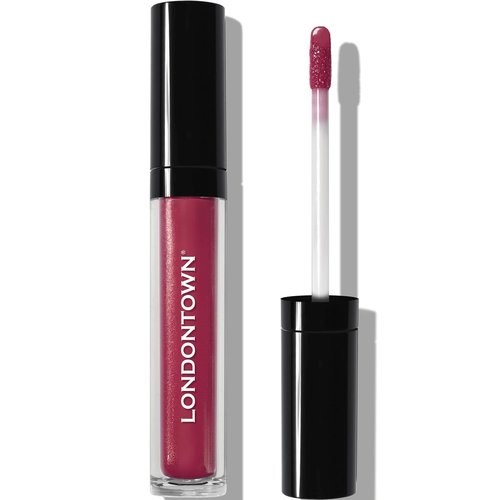 LONDONTOWN Plush Shine Lip Gloss - Deep Hydrating Flushed Pink Tint | Non-Sticky Conditioning Balm