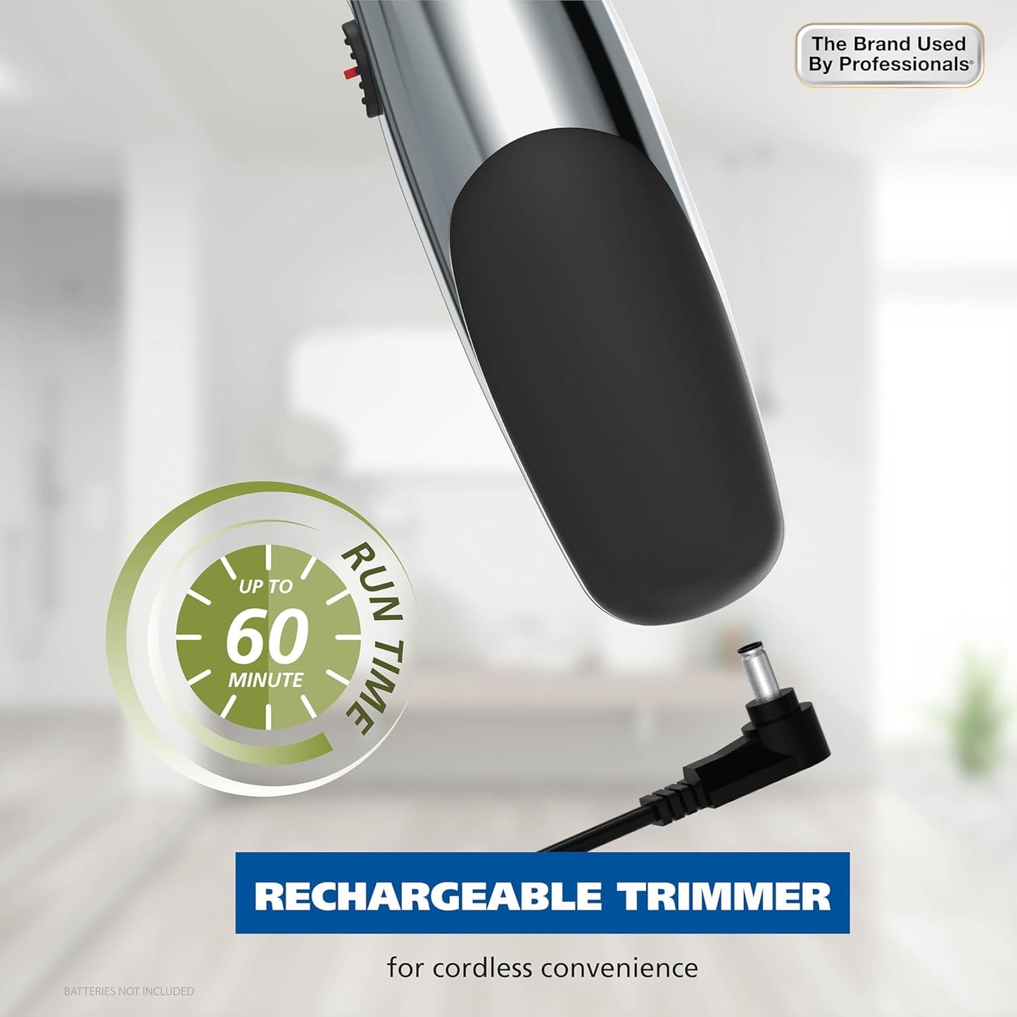 Wahl Groomsman Rechargeable Beard Trimmer Kit - Mustache & Nose Hair Grooming | Model 5622v