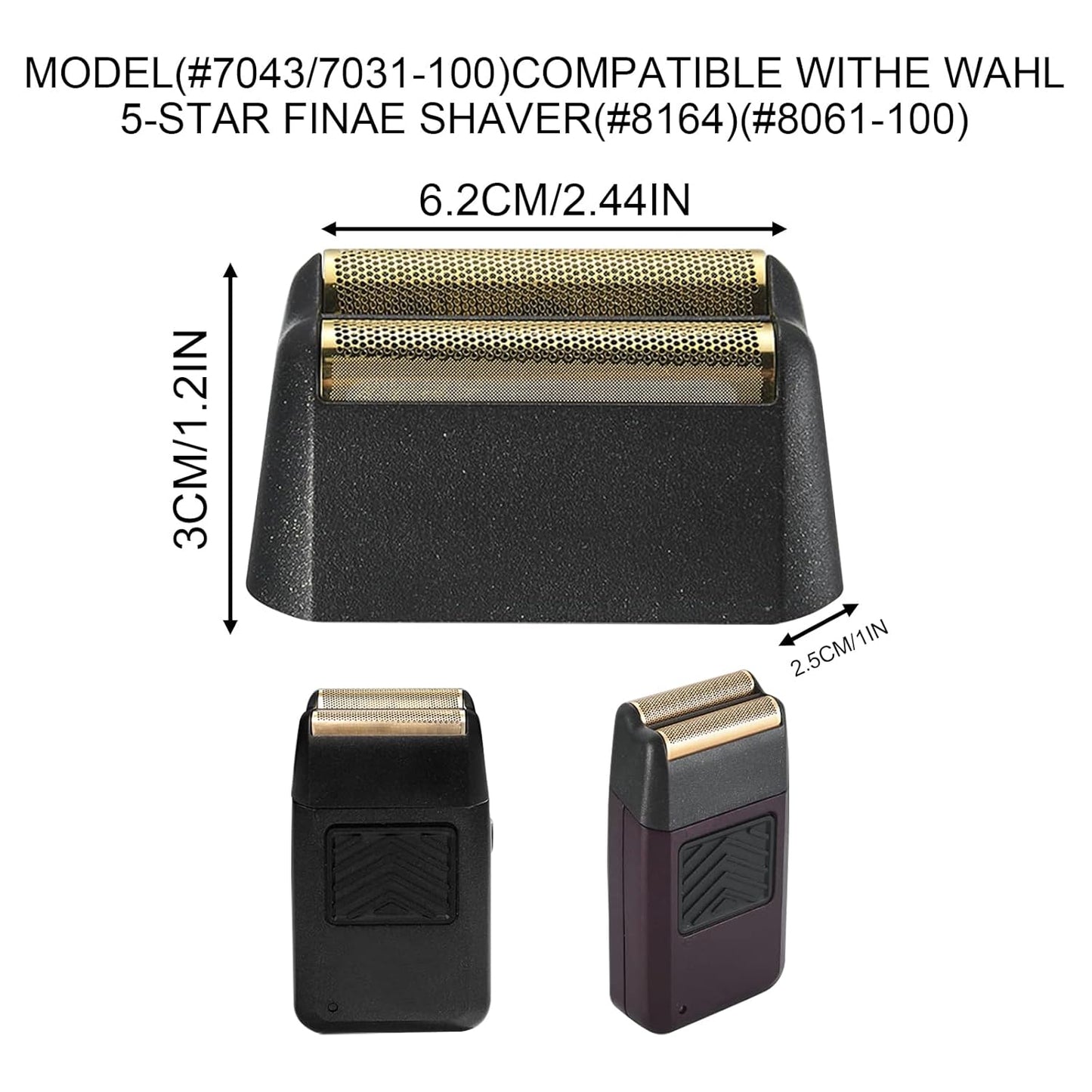 Wahl Professional 5-Star Series Finale Shaver Replacement Foil & Cutter Bar Assembly - 2 Count