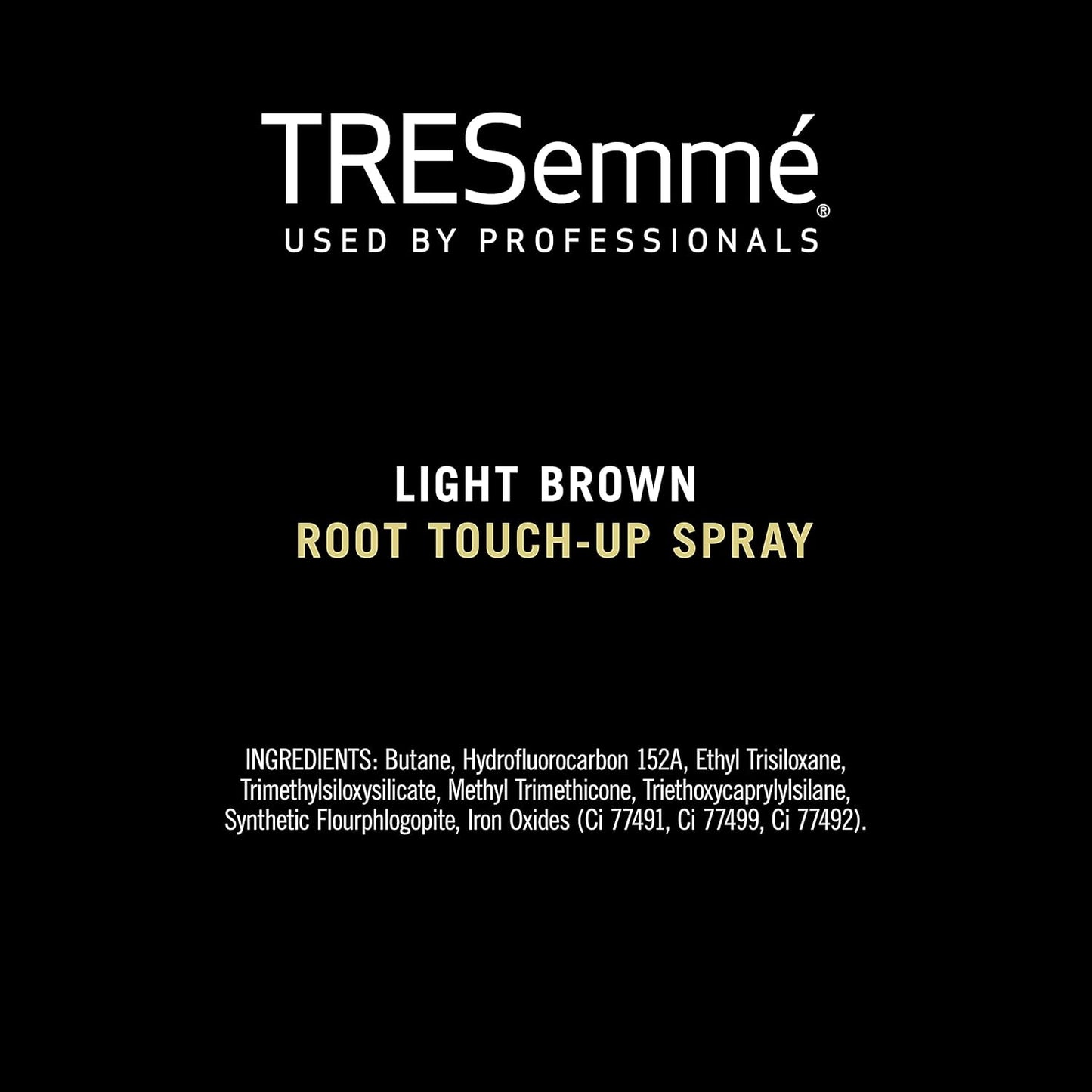 TRESemmé Root Touch-Up Spray - Ammonia-Free Light Brown Temporary Hair Color | 2.5 oz