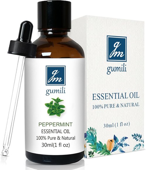 GM Gumili Peppermint Oil - 100% Pure Essential Oil for Diffusers, Hair, Soap & Body Wash | 30ml
