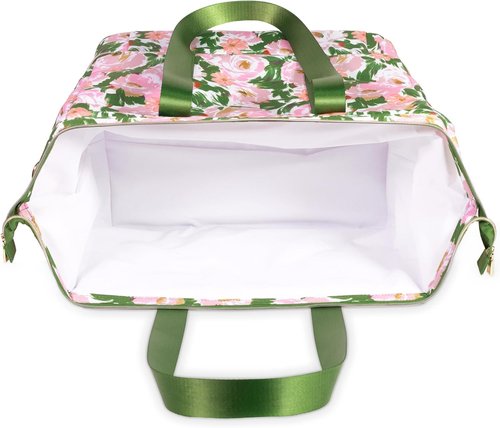 Kate Spade New York Large Insulated Cooler Tote Bag - Soft-Sided Beach Bag with Shoulder Strap | Hidden Garden