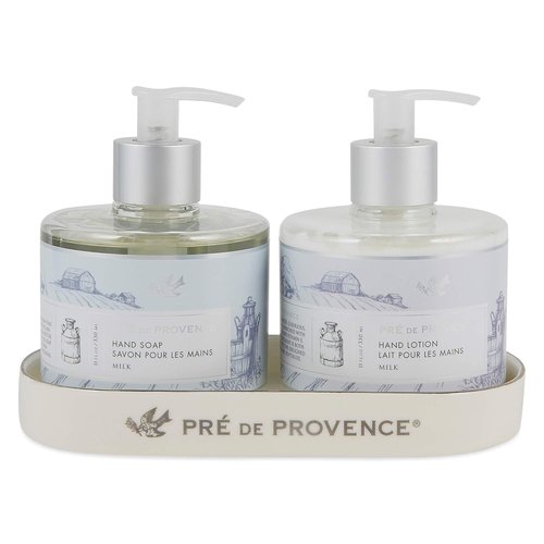 Pre de Provence Hand Lotion - Shea Butter Enriched, Silky Smooth Formula, Milk Scent, 11 Fl Oz