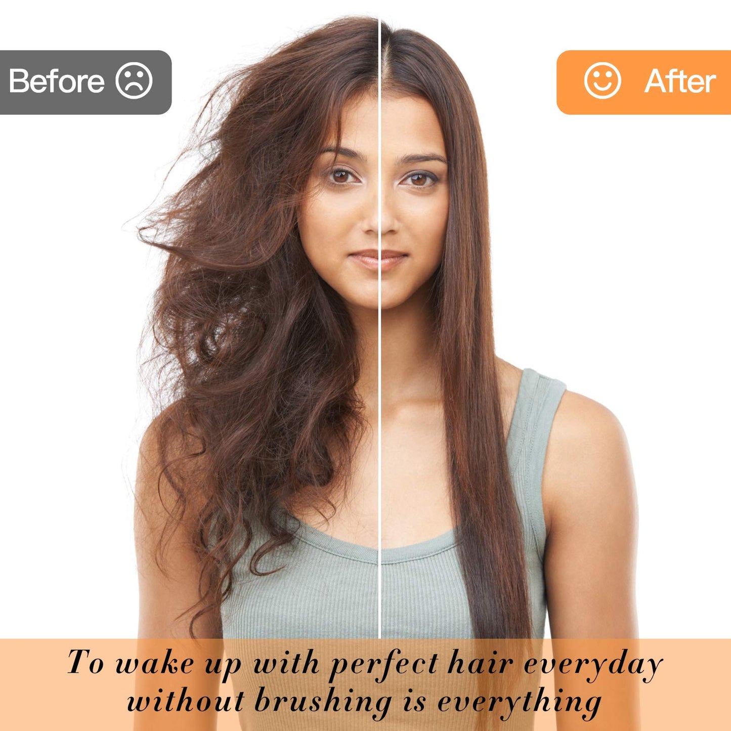 Silk Satin Lined Bonnet Sleep Cap - Adjustable Stay on All Night Hair Wrap Cover Slouchy Beanie for Curly Hair Protection for Women and Men - Solid Dark Grey