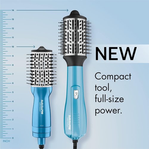 BaBylissPRO® Nano Titanium™ COMPACT TOOLS deliver full power in a compact size - deep waver, hair dryer, hot air brush, paddle brush, wand