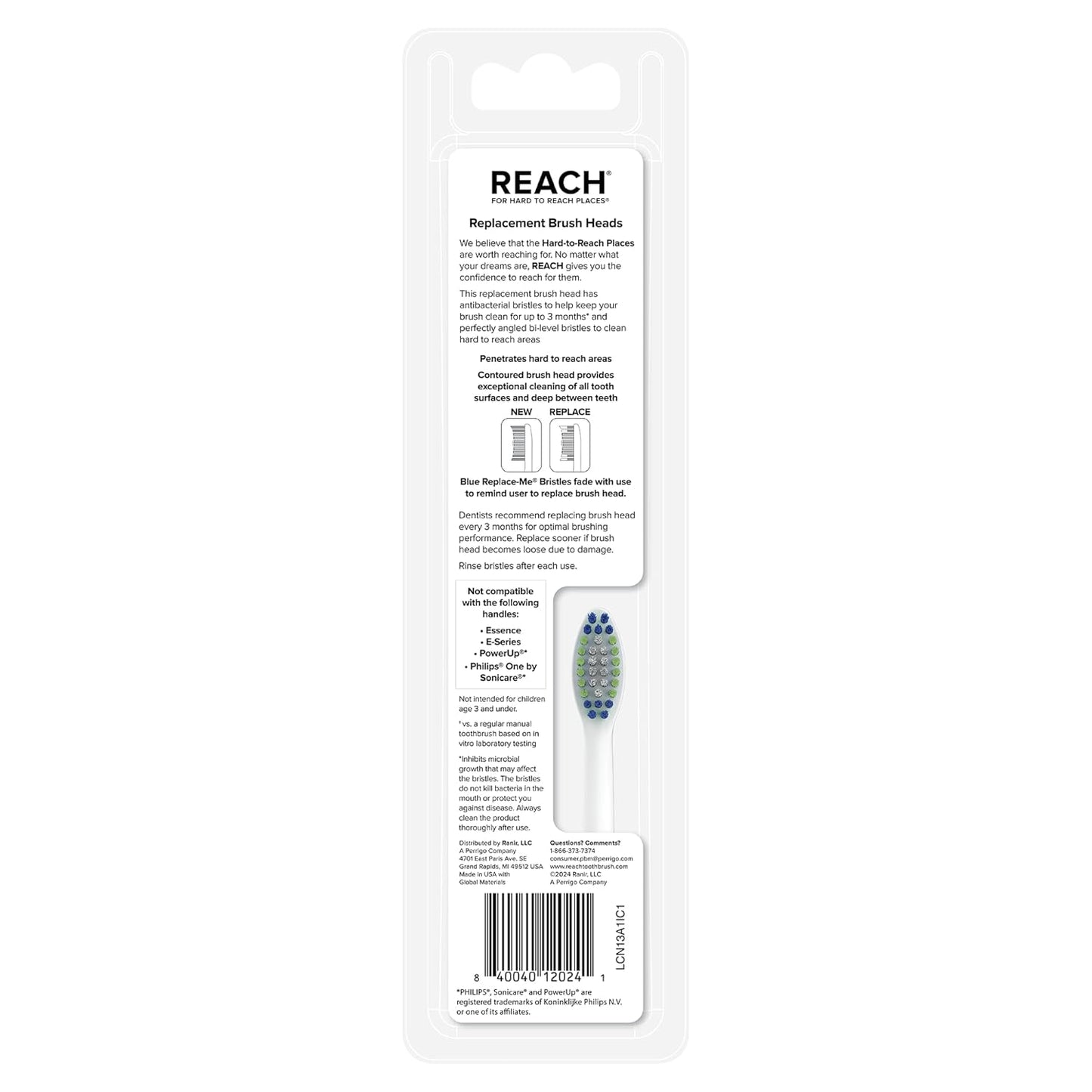 SmileSonic Pro Replacement Toothbrush Heads - Compatible with Philips Sonicare | 5 Count