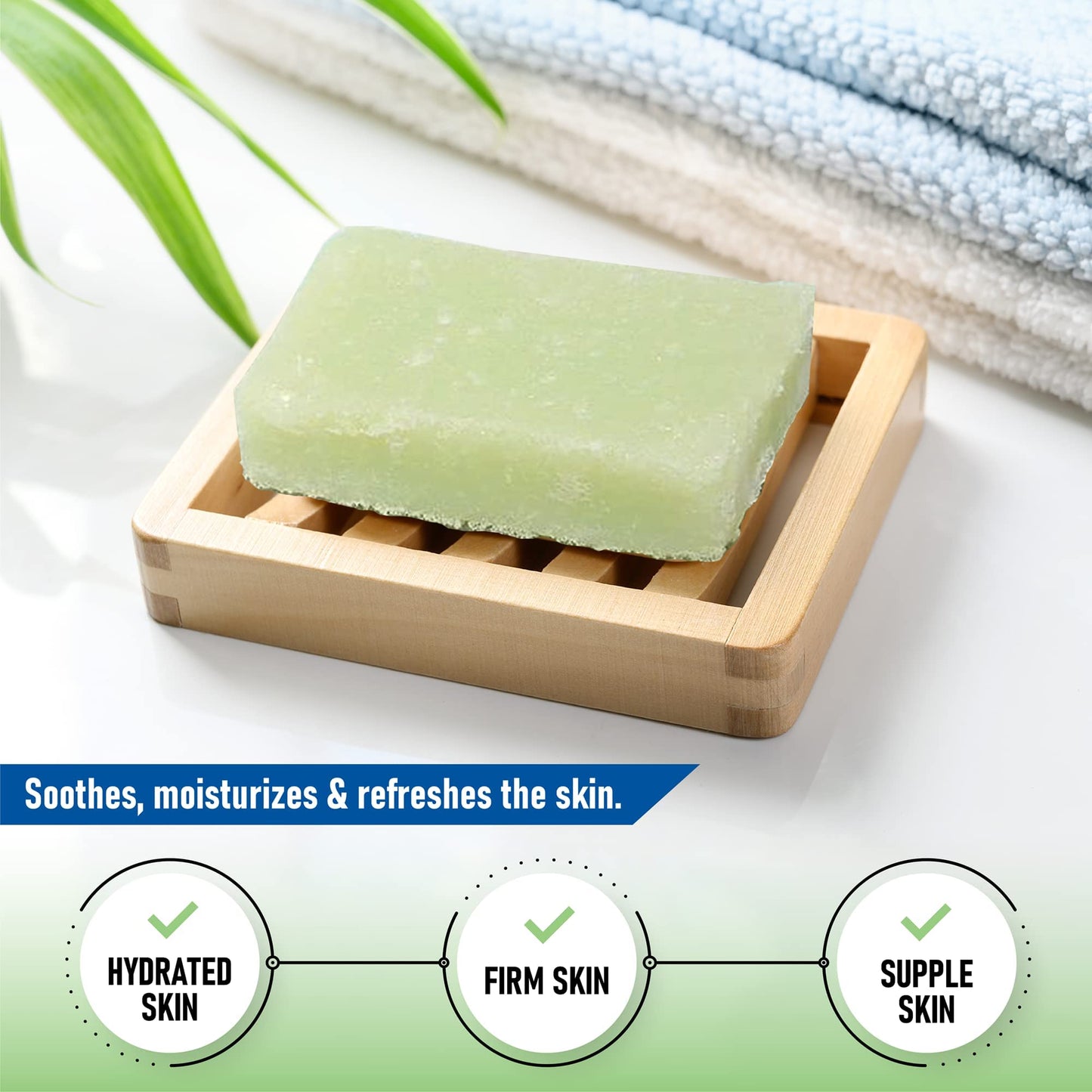 T.Taio Esponjabon Soap Sponge - Cleansing Shower Scrubber - Cleaning Bath Wash Scrub - Oil Removal - Massage & Lather Foot, Elbow, & Face - Bathroom Accessories - Cucumber & Melon Soap
