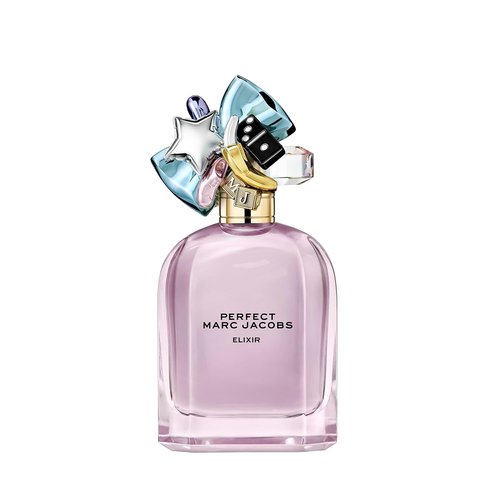 Marc Jacobs Perfect Elixir Eau de Parfum - Ambery Floral Women's Fragrance with Rhubarb, Amber & Vanilla - Vegan Friendly