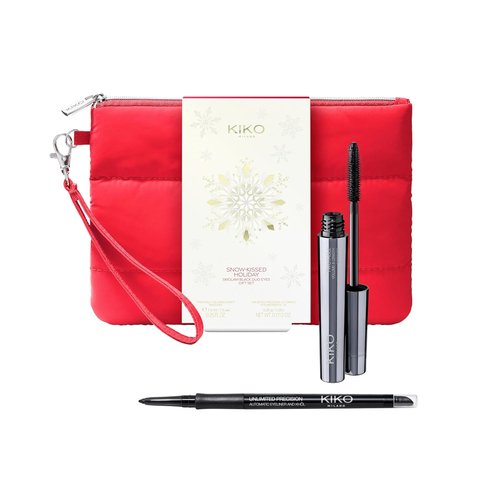 KIKO Milano | Holiday Skiglam Black Duo Eyes Gift Set - Volumizing Mascara & Eyeliner Pencil