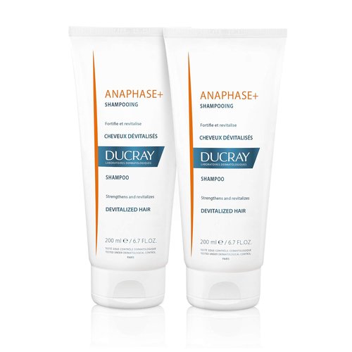 Ducray Anaphase+ Shampoo Duo - Nourishing Formula for Thinning Hair | 13.4 fl. oz.