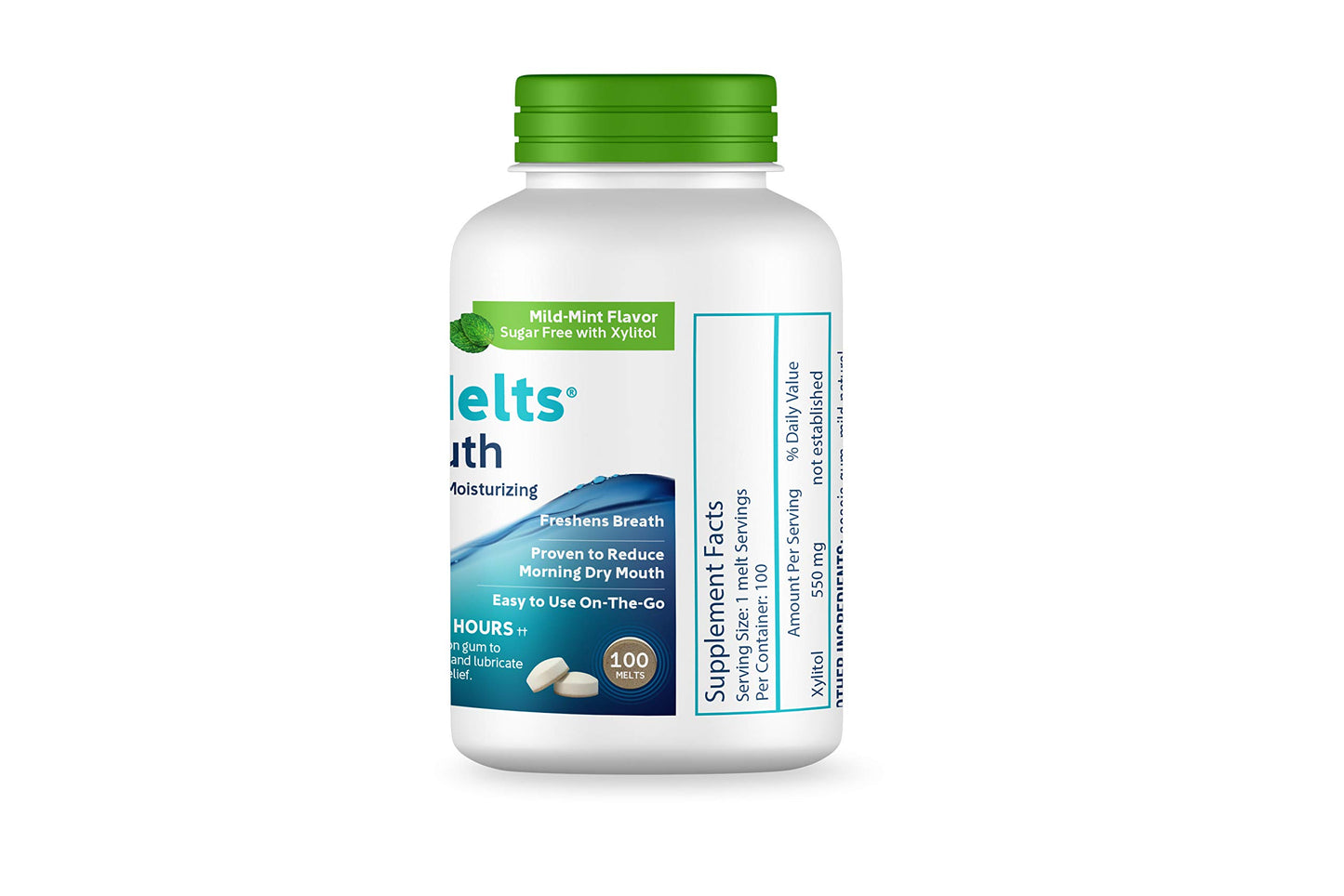 OraCoat® XyliMelts Bundle Mild Mint 100 Count and Mild Mint 40 Count, Dry Mouth Relief Products