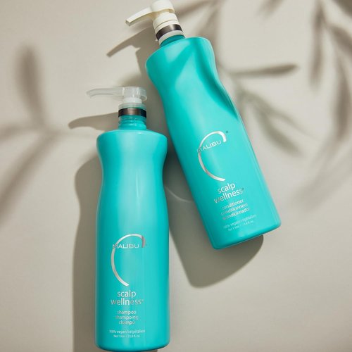 Malibu C Wellness Shampoo & Conditioner Duo - Nourishing Formula | 33.8 Fl Oz Each