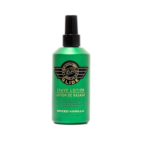 18.21 Man Made Shaving Gel - Spiced Vanilla, 6 Fl. Oz | Non-Lathering, Moisturizing Formula for Smooth Shaves