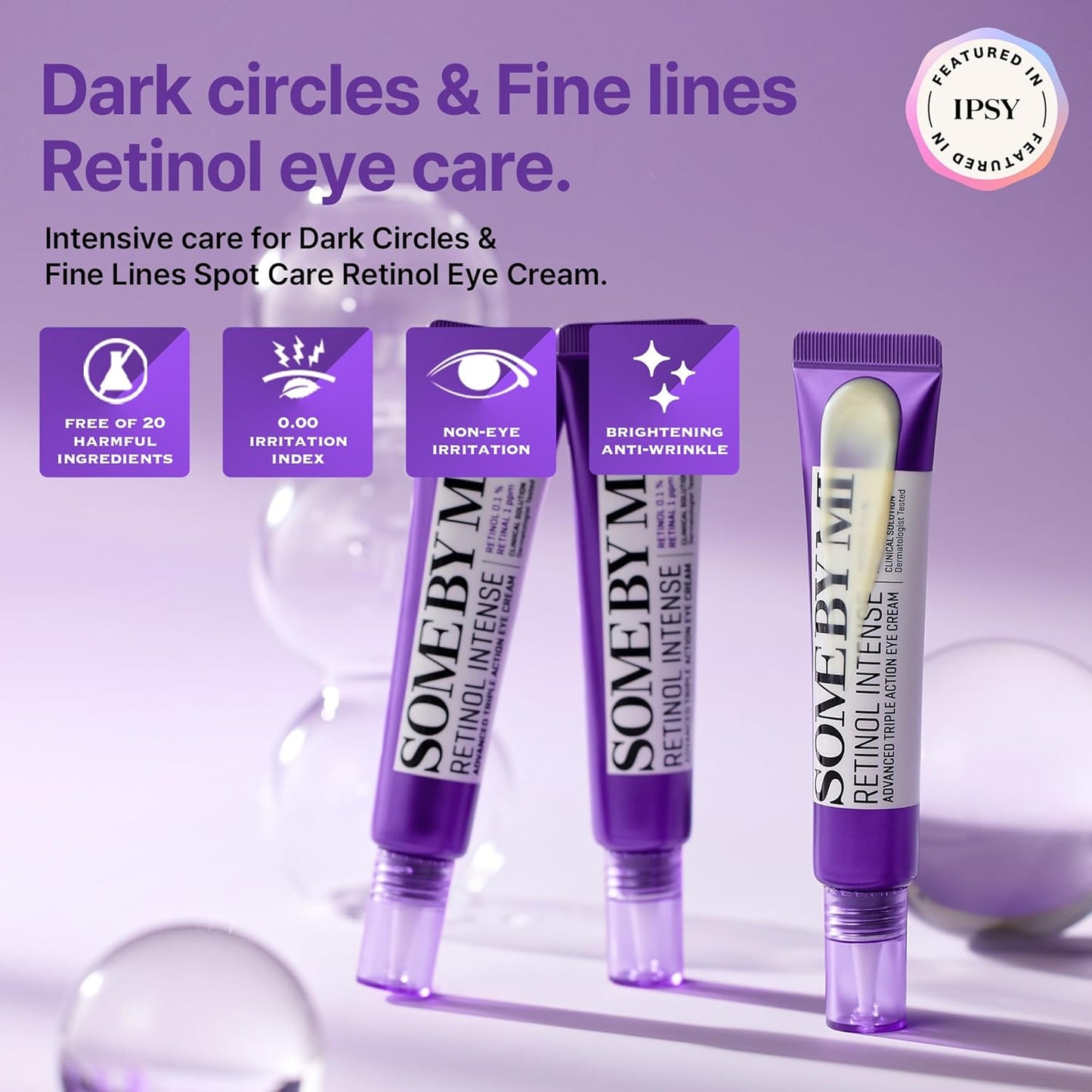 SOME BY MI Retinol Intense Eye Cream - Advanced Anti-Aging Formula for Fine Lines - 1.01Oz, 30ml