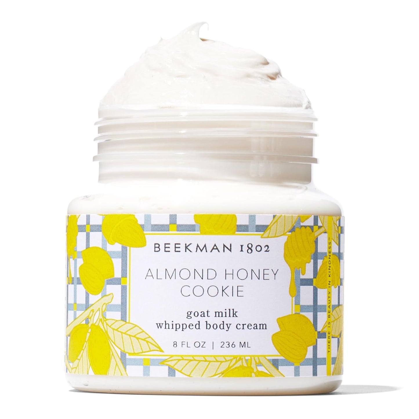 Beekman 1802 Whipped Body Cream - Hydrating Goat Milk Lotion with Shea Butter & Vitamin E | Almond Honey Cookie, 8 oz