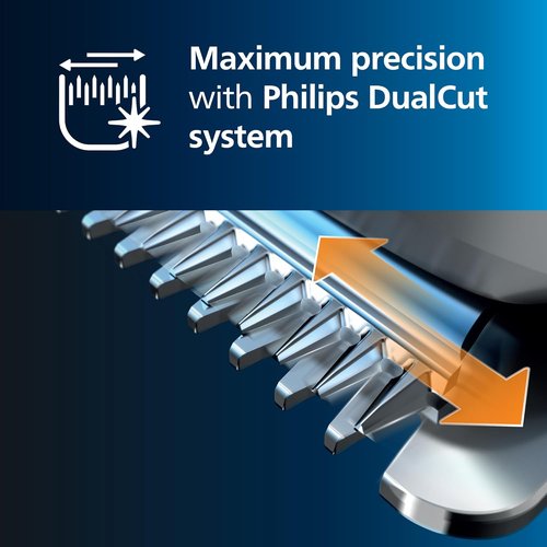 Philips Norelco Hair Clipper 7000 - Precision Beard Trimmer with 28 Length Settings & 90 Min Runtime