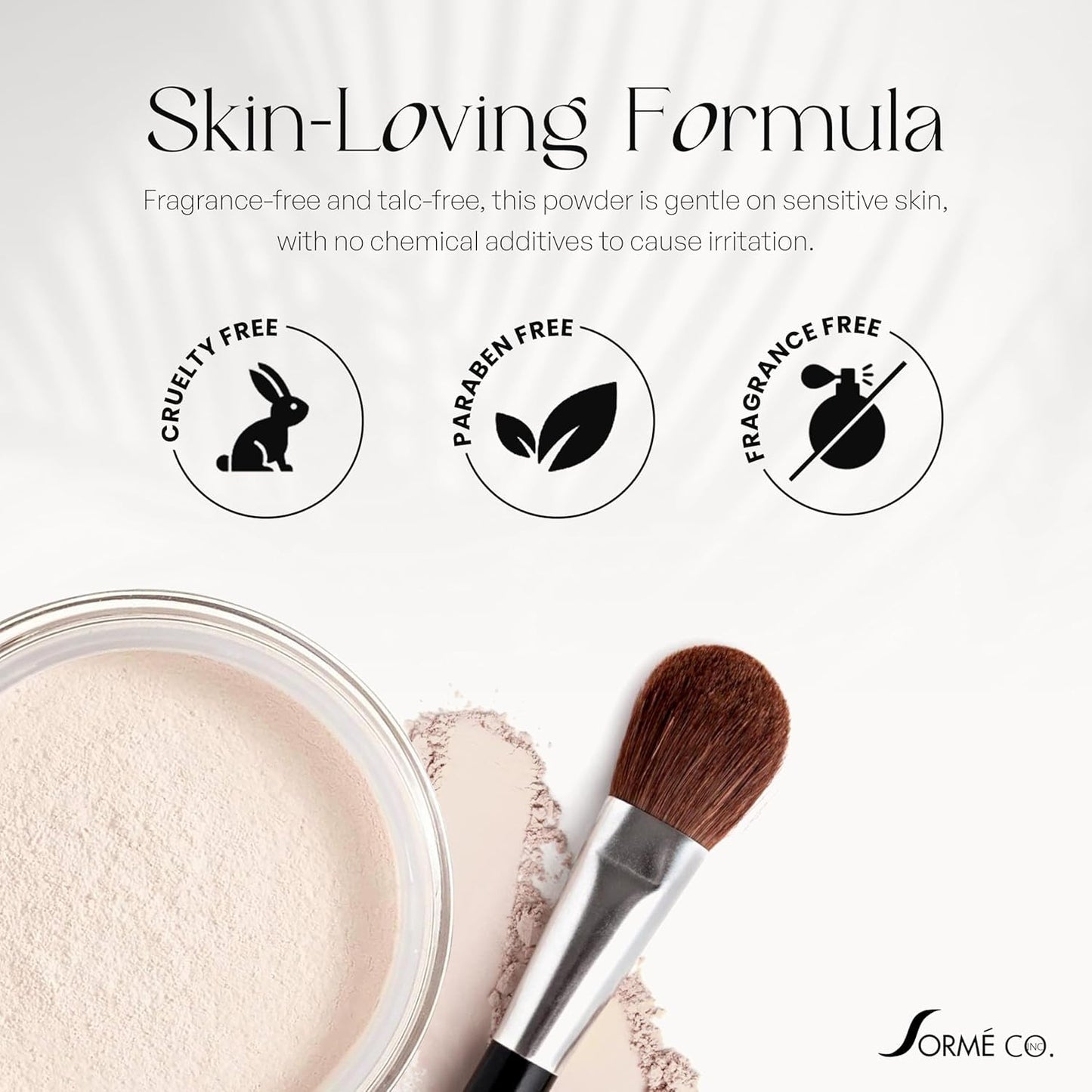 Sorme Treatment Cosmetics Mineral Secret Powder - Hypoallergenic Matte Setting Powder with SPF15