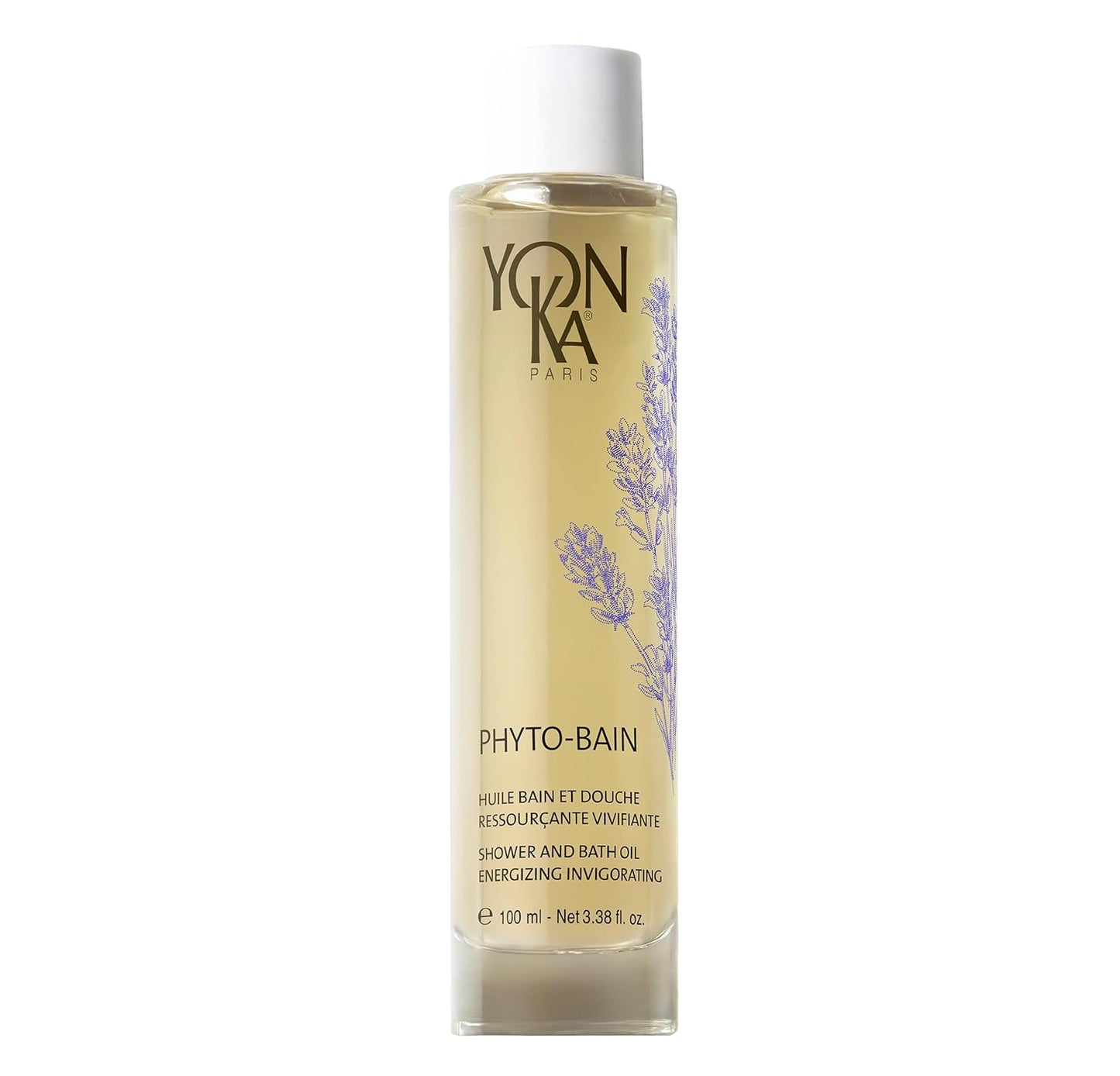 Yon-Ka French Lavender Bath Oil - Relaxing Aromatherapy Oil for Dry Skin | Boost Microcirculation | 3.38 fl oz