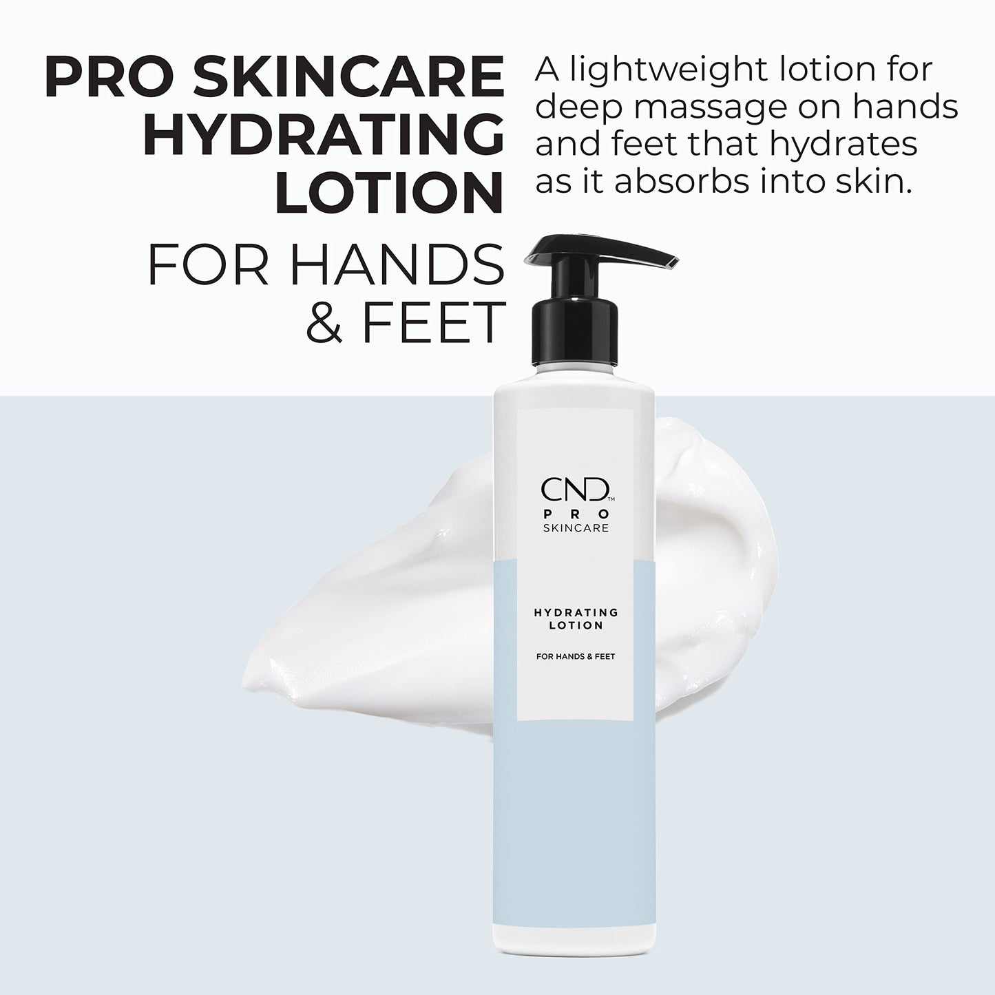 CND Pro Skincare Hydrating Lotion for Hands and Feet, Natural Origin Shea Butter and Avocado Oil Formula, 10.1 Fl Oz