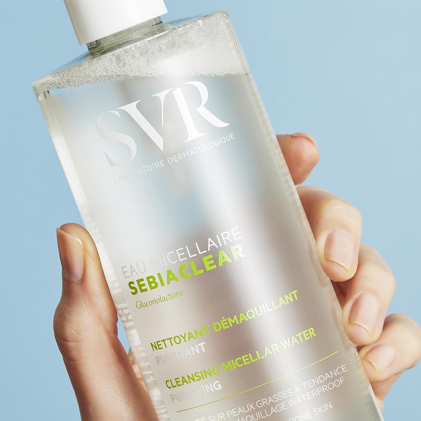 SVR Sebiaclear Micellar Water - Purifying Makeup Remover for Oily & Combination Skin | 13.5 fl. oz.