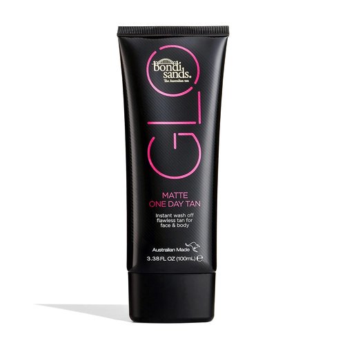 Bondi Sands GLO Matte One Day Tan - Flawless Bronze Finish for Face & Body | Water & Transfer Resistant | 100 ml/3.38 Oz
